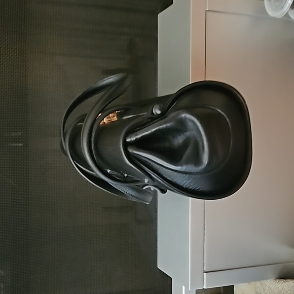 ❤️Last Chance !! Authentic GUCCI Black Leather Bamboo Bullet Tote Bag - Picture 6 of 13